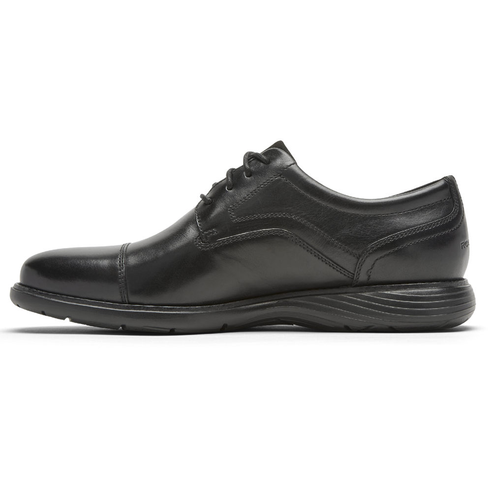 Rockport Oxfords Herr Svarta - Garett Cap Toe - COVTN7143